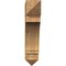 Ekena Millwork Imperial Arts & Crafts Rough Sawn Bracket, Western Red Cedar, 6"W x 28"D x 28"H BKT06X28X28IMP03RWR - alternate 2